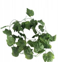  Leveles girland, túlnyúlás zöld művirág 230cm (zwis)