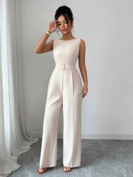 Shein Elegáns Ujjatlan Overál Övvel Számos Alkalomra L 1MA