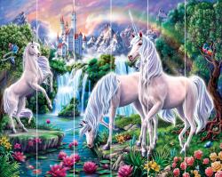WALLTASTIC Tapéta fotótapéta Unicorn Unikornisok lovak Paradi