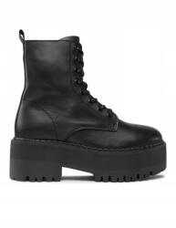 Tommy Hilfiger Tommy Jeans - Tjw Boot Zip Up cipő EN0EN02305, fekete 40-es méret