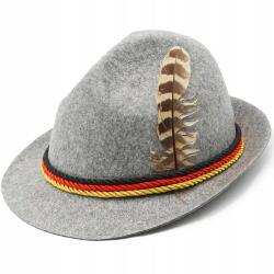  Bajor kalap fedora Oktoberfest Alpok Tirol Trachten Bajorország 58 cm (696395464406)