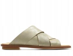 Clarks Női flip-flop papucs Willow Art 37-es méret ezüst, valódi bőr