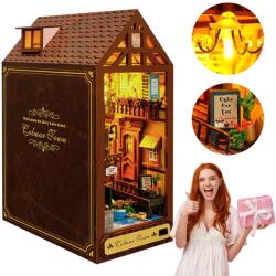  Diy Fa Puzzle 3D Utcai Világítás Könyvespolc Tartó (zestaw do budowy kącika)