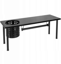 WENKO Konyhai Polc Papírtörlő Tartóval Fekete Mdf 55 x 21 x 18 CM (55016100)