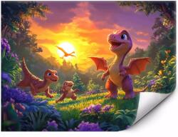 MPINK Fotótapéta Varázslatos dinoszauruszok a meseerdőben 350x250 cm (GP-FTAP_6_VSC_3,5X2,5M-0072)