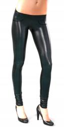  Latex Női Nadgoleniczki Bőr Melegíthető Bőr Leggings Zsebekkel - allegro - 15 655 Ft