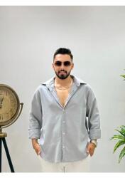  Laza Női Viszkóz Ing Szürke Gombokkal L 5IA (krn-1/Açk Gri)