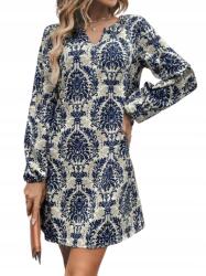 Shein Ruha Mini Többszínű Egyenes Mintával 38 L5K