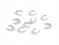 Stoklasa Rozsdamentes acél nyakkendő medálhoz, platina, 4x8 mm, 10 db (930602_276181_153794)