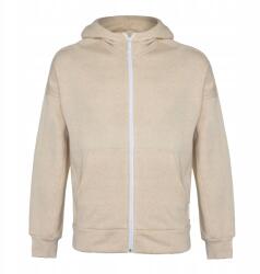 Adidas Női pulóver adidas Studio Lounge Fleece Full Zip botanic beige mel Xs (HE3096)