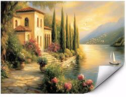 MPINK Fotótapéta Villa a tóparton Toszkána stílusban 250x175 cm (GP-FTAP_6_VSC_2,5X1,75M-0041)