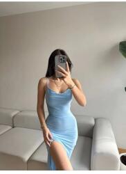 Sima Kék Ruha Vállpántokkal, M 5IA Kivágással (P16483S4693/MAVI)
