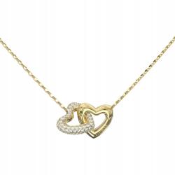 Guess Női arany nyaklánc Guess szív alakú 46 cm (JUBN06013JWYGT/U)