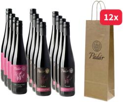Pádár MAX csomag 11-12, 5% 12 x 0, 75 l (4 Premium, 4 Exclusive, 4 Aronia) + 12 ajándéktáska
