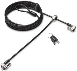 Kensington CABLU securitate KENSINGTON pt. notebook slot standard, cheie standard, conectare directa, 2.5m, cablu otel carbon, pivotare si rotire, blocare dubla, MicroSaver 2.0 K65048WW (timbru verde 0.8 lei) (K