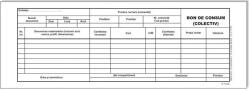Formulare tipizate Bon consum autocopiativ, format A5, 50 set/carnet (NL-010197) - forit