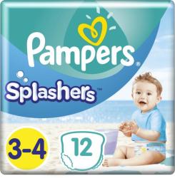 Pampers Splashers 3-4 Midi 6-11 kg 12 buc