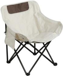 Mobikon Scaun camping bej negru Urao 16x16x65 cm (62368)