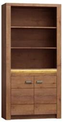 Mobikon Biblioteca pal maro frasin Infinity 96x42x192 cm (13622) Biblioteca