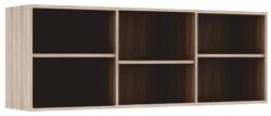 Mobikon Raft 6 polite din pal stejar sonoma Dunaj 135x32x49 cm (14315) Raft