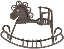 Clayre & Eef Figurina Calut fier maro 9x3x6 cm (60498)