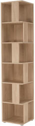 Mobikon Raft de colt din mdf stejar sonoma Korind 38x38x186.2 cm (18429) Raft