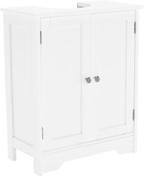 Mobikon Dulap sub chiuveta mdf alb Atene 50x25x60 cm (15493)