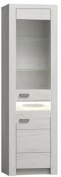 Mobikon Vitrina pal frasin alb Infinity 56x42x192 cm (13636) Vitrina