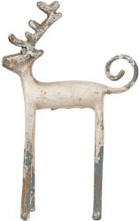 Clayre & Eef Figurina Ren fier bej antichizat 16x5x25 cm (60933)