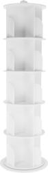 Mobikon Raft rotativ 5 polite mdf alb Erion 50.5x50.5x158 cm (32691) Raft