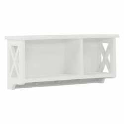 Mobikon Etajera din lemn alb Rafaello 55x17x25 cm (13885) Raft
