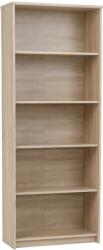 Mobikon Biblioteca pal stejar sonoma Johan 72.5x33.8x186 cm (17762) Biblioteca