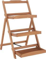 Mobikon Raft 3 polite din lemn arin Impero 50x64x80.5 cm (17432) Raft