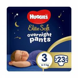 Huggies Elite Soft Overnight Pants 3 6-11 kg 23 pcs