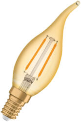 OSRAM Vintage 1906 Classic BA 12 Filament izzó 1.5W 824 Gold E14, IP20, 120lm, 2400K, meleg fehér, CRI>80 (4099854091551)