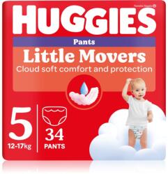Huggies Little Movers Pants 5 12-17 kg 34 pcs