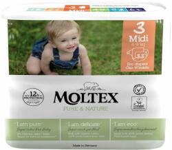 Moltex Pure & Nature 3 Midi 4-9 kg 33 pcs