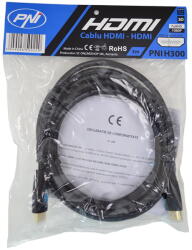 PNI Cablu HDMI PNI H300 High-Speed 1.4V, plug-plug, Ethernet, gold-plated, 3m (PNI-HDMI3M)