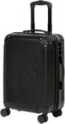 HOMCOM Valiză Cabină Rigidă 48L, Extensibilă, cu 4 Roți, Compartiment Laptop și Încuietoare TSA, 56x36x24 cm, Negru | Aosom Romania (600-012V00BK) Valiza