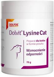 DOLFOS Dolvit Lysine Cat supliment imunitate pisici cu L-lizină, 70 g