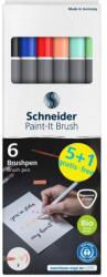 Schneider Paint-It 070 ecset hegyű marker, 6/készlet V2