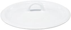 Chomik Zománcozott fedő fehér-krémszínű 16cm 68526 (EMA7497)