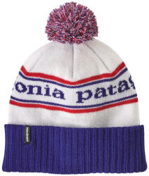 Patagonia Powder Town Beanie téli sapka kék/fehér