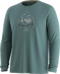 Smartwool Men's Wander Valley Active Long Sleeve G férfi funkcionális póló L / türkiz