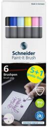 Schneider Paint-It 070 ecset hegyű marker, 6 /készlet V1