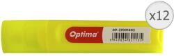 Optima 720 szövegkiemelő készlet, 1-4 mm-es vágott heggyel, Sárga (OP-37001403-12)