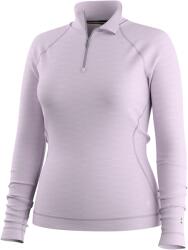 Smartwool Women's Classic Thermal Merino Base Layer 1/4 Zip női funkcionális felső M / rózsaszín/lila