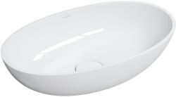 Omnires Shell M+ 60x35 cm gloss white (SHELLUNBP)