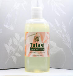 Tulasi mandarin-geránium fürdőbalzsam - SLS-mentes, 500 ml - majolikabolt - 1 250 Ft