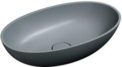 Omnires Shell M+ 60x35 cm matt ash grey (SHELLUNAG)